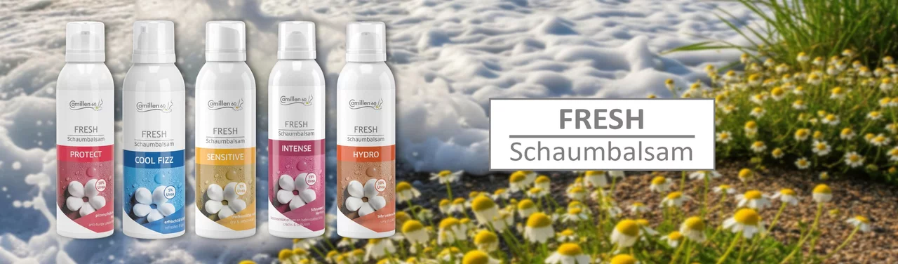 FRESH Schaumbalsam by Camillen 60: Seidenweiche Pflegeschäume mit frischem Duft